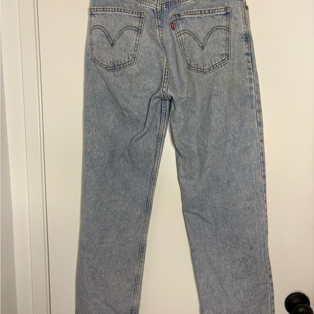Levi's Light Blue Cropped Jeans - Picture 2 of 2